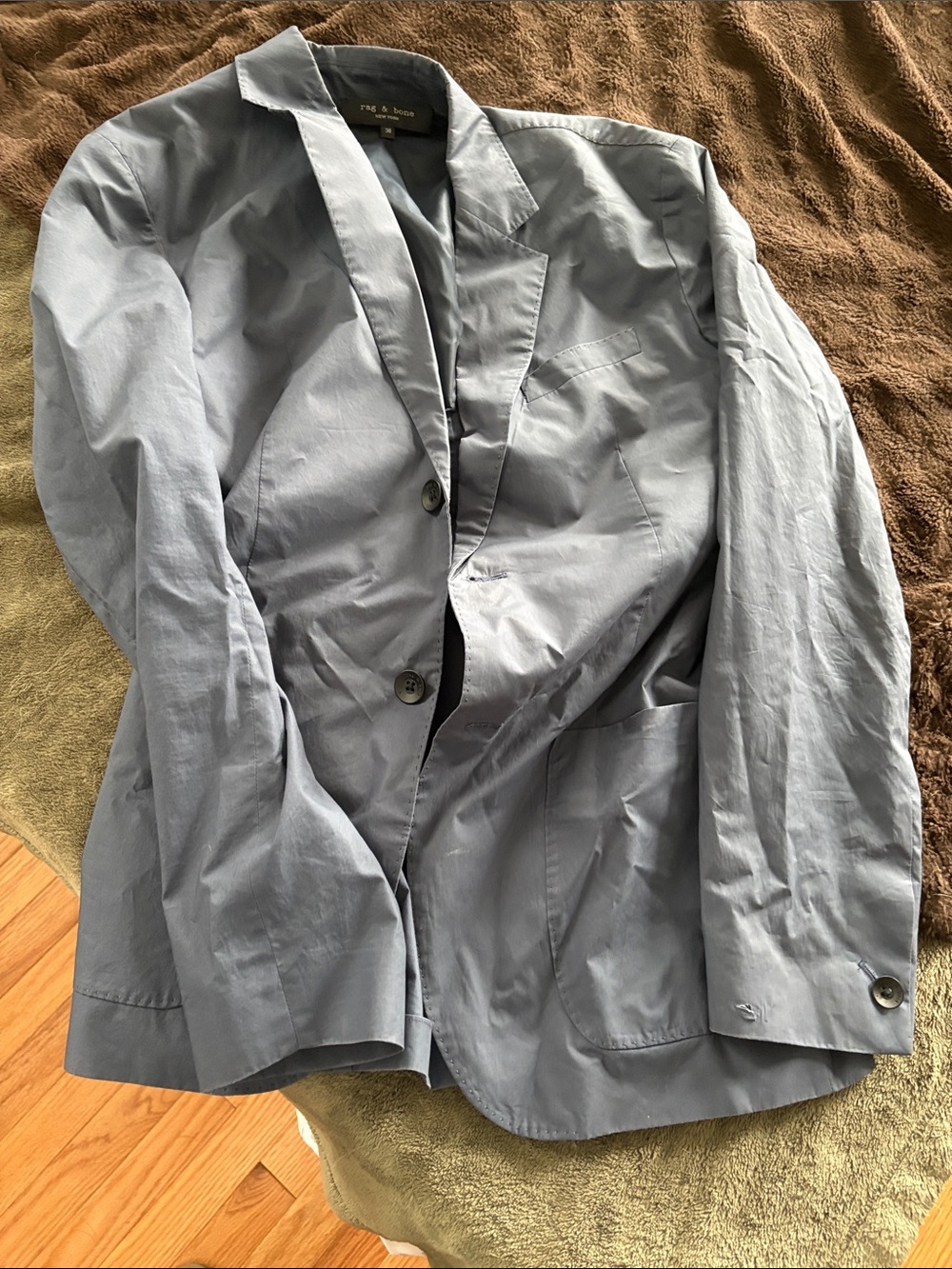 rag & bone Light Blue Men’s Sport Coat Blazer